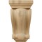 Ekena Millwork 7 1/2"W x 4 1/2"D x 14"H Cole Pilaster Wood Corbel, Cherry CORW07X04X14COCH - alternate 4